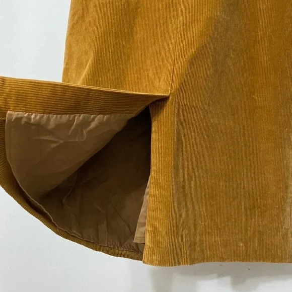 Aritzia - Babaton Toby Corduroy Midi Skirt in Golden Amber - Picture 4 of 8